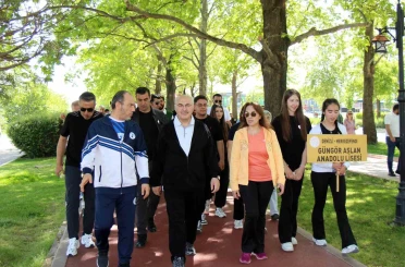 Denizli sağlık için hareket etti 
