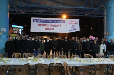 Denizli Sanayi Odasının iftar sofrası Fatih Mahallesi’nde kuruldu 