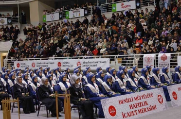Denizli’de 168 öğrenci hafızlık icazeti aldı 