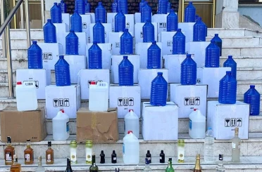 Denizli’de 642 litre kaçak alkol yakalandı 