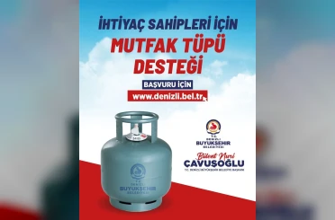 Denizli’de mutfak bütçesine 1,3 milyonluk destek 
