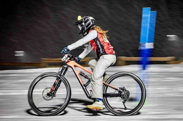 Denizlili sporcu Snow Bike Türkiye Şampiyonası’na damga vurdu 