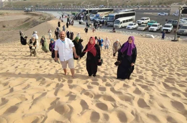 Denizlili Umreciler Bedir Şehitlerini ve Melekler Tepesini ziyaret etti 