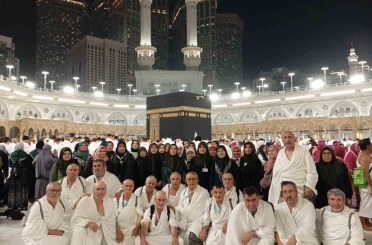 Denizlili umreciler kutsal topraklardaki ziyaretlerini sürdürüyor 