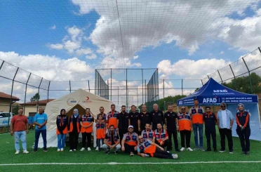 Destek AFAD gönüllüleri Demirözü’nde bir araya geldi 