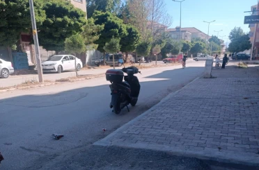 Devrilen elektrikli bisikletin sürücüsü yaralandı 