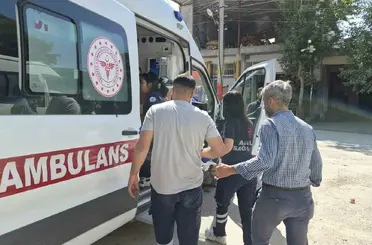 Devrilen motosikletin sürücüsü yaralandı
