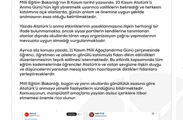 Dezenformasyonla Mücadele Merkezi’nden Atatürk’ü anmayı yasaklama iddialarına ilişkin açıklama 