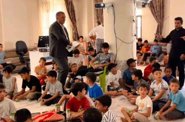 Dicle’de Kur’an kursu öğrencileri gençlik merkezinde bir araya geldi 