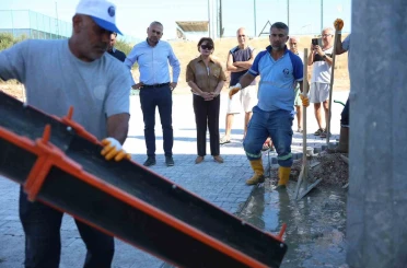 Didim Belediyesi’nin yeni beton mikseri görev başında 