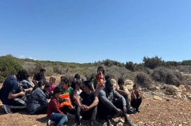 Didim’de 34 düzensiz göçmen, sahilde yakalandı 