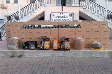 Didim’de kaçak tütün operasyonu