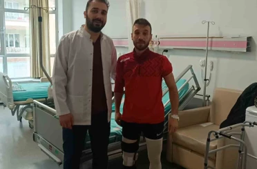 Dinarsporlu Ramazan Demir’e başarılı ameliyat 
