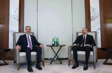 Dışişleri Bakanı Fidan, Azerbaycan Cumhurbaşkanı Aliyev tarafından kabul edildi
