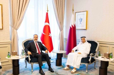 Dışişleri Bakanı Fidan, Katar Başbakanı ve Dışişleri Bakanı Al-Thani ile görüştü 