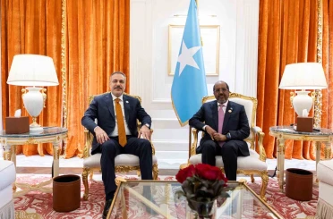 Dışişleri Bakanı Fidan, Somali Cumhurbaşkanı Mahmud ile görüştü 