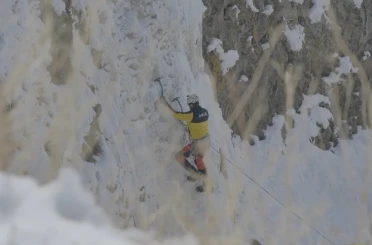 Diyadin Kanyonu’nda buz tırmanışı heyecanı 