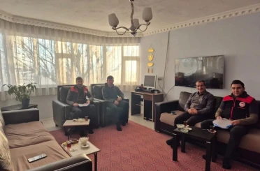 Diyadin’de gönüllere dokunan veteriner ziyareti 