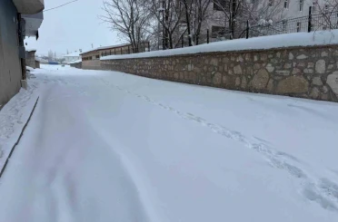 Diyadin’de yoğun kar yağışı hayatı olumsuz etkiliyor 