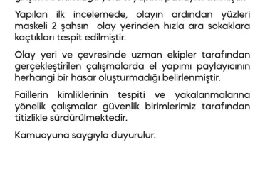 Diyarbakır Emniyet Müdürlüğüne EYP’li saldırı girişimi 