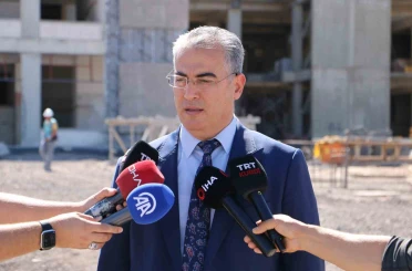 Diyarbakır Şehir Hastanesi’nde inşaat çalışmaları hızla devam ediyor