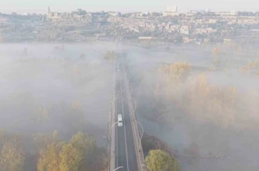 Diyarbakır sis denizinde kayboldu 