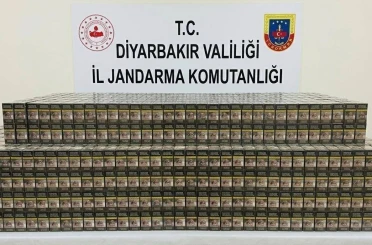 Diyarbakır’da 14 bin 988 paket kaçak sigara ele geçirildi 