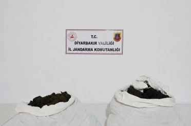 Diyarbakır’da 19 kilo esrar ele geçirildi 