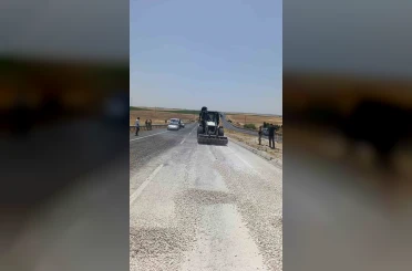 Diyarbakır’da hafriyat kamyonu devrildi: 1 yaralı 