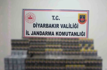 Diyarbakır’da kaçakçılık operasyonları: 10 bin dolu makaron, 3 bin paket sigara ele geçirildi