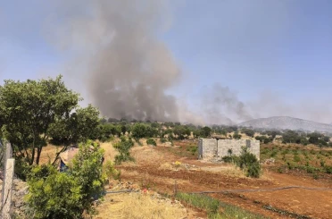 Diyarbakır’da örtü yangını 