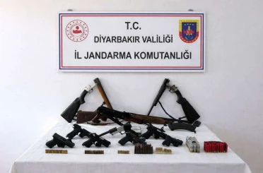 Diyarbakır’da silah kaçakçılığı operasyonu 