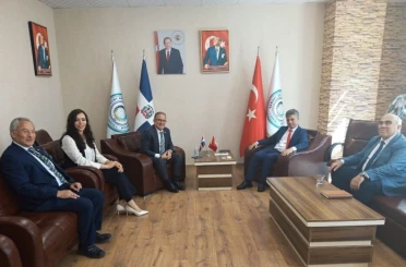 Dominik Cumhuriyeti Büyükelçisi’nden SANKON’a ziyaret 