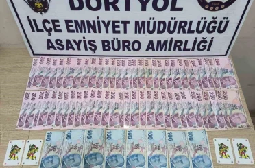 Dörtyol’da kumar oynayan 4 şahsa para cezası uygulandı 
