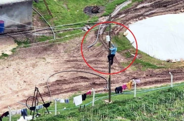 Dronu görünce kaçak hatları iptal etti 
