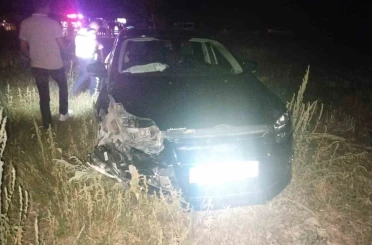 Düğün konvoyundaki kaza ucuz atlatıldı