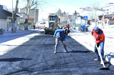 Dulkadiroğlu’nda sürüş konforu için Büyükşehir’den müdahale 