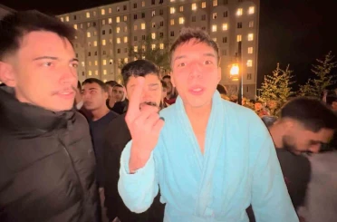 Duş alamayan öğrenciler Edirne Belediyesi’ni protesto etti 