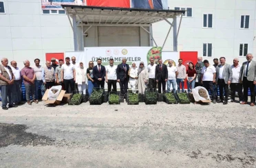 Düzce çiftçisine fide ve damla sulama sistemi desteği 