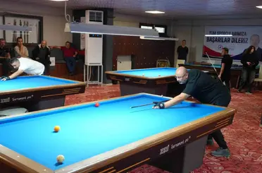 Düzce’de 3 Bant Bilardo Longoni Cup Türkiye Şampiyonası başladı