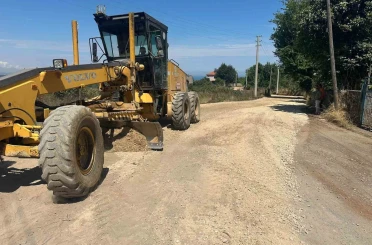 Düzce’de köylerde alt yapı çalışmaları sürüyor 