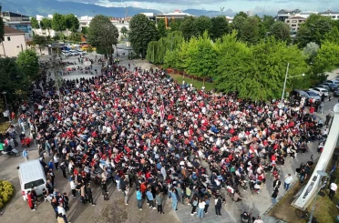 Düzce’de milli maç heyecanı 