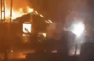 Düzce’de mobilya atölyesi küle döndü 