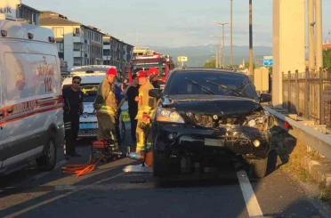 Düzce’de zincirleme kaza: 1 ölü, 1 yaralı 