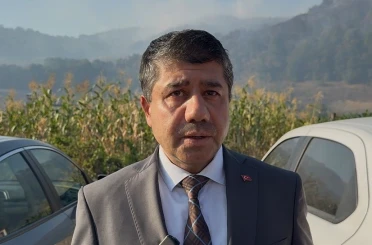 Düzce’deki orman yangını 6. saatinde: Havadan ve karadan müdahale sürüyor 