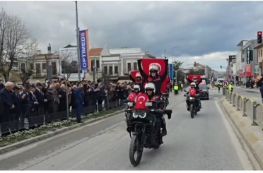 Edirne’de polislerden 181’inci yıl töreni 