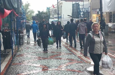 Edirne’de sağanak etkili oldu 