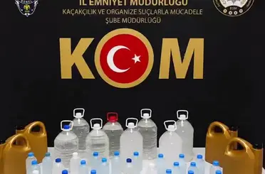 Edirne’de sahte içki operasyonu
