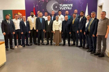 Edremit Ticaret Odası heyetinden AK Parti Genel Merkezi’ne ziyaret 
