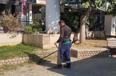 Efeler Belediyesi’nden yeşil alanlarda çalışma 